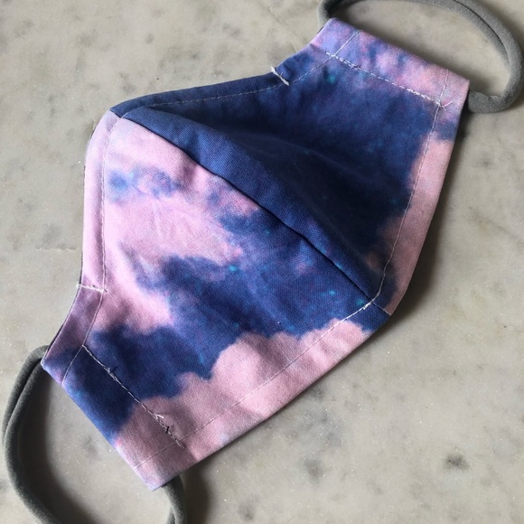 Accessories - Tie dye. Comfortable handmade cotton mask